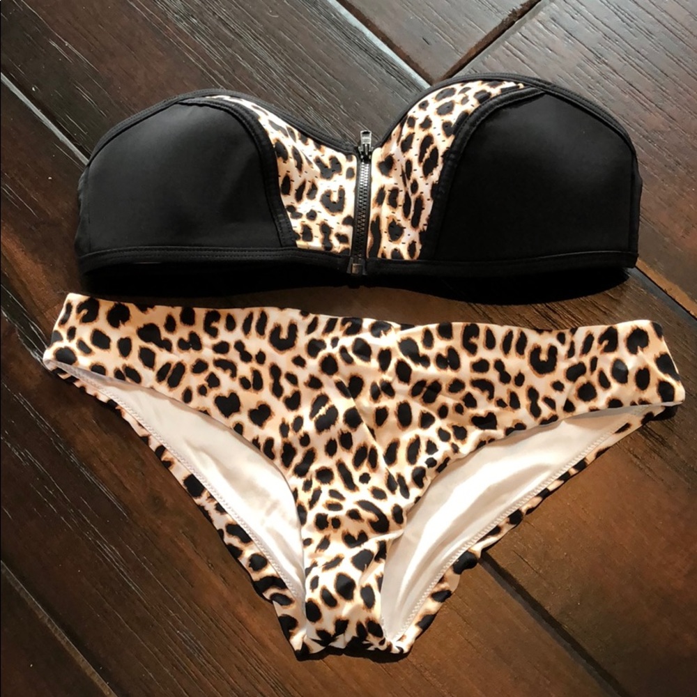 Cheetah Victoria Secret Bathing Suit size small
